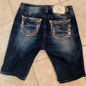 Miss Me Curvy Bermuda Shorts